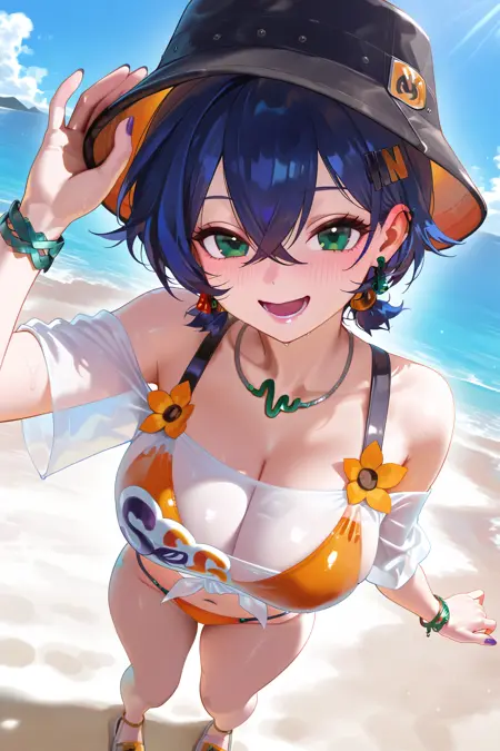 belle (summer skies) (zenless one zero)