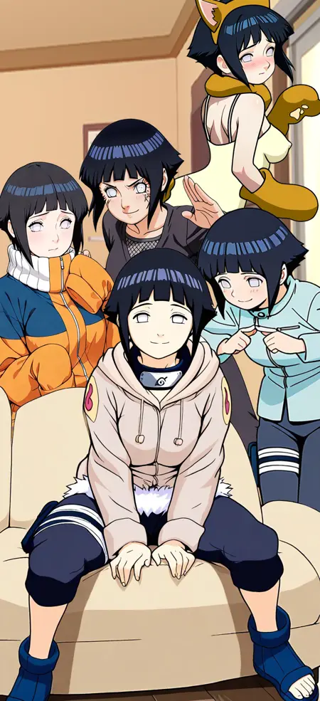 Genin hinata hyuga 日向ヒナタ (og naruto art style)- Lora
