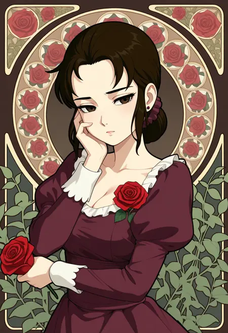 Reiko - Rose & Camellia (椿小路 玲子 - 薔薇と椿)