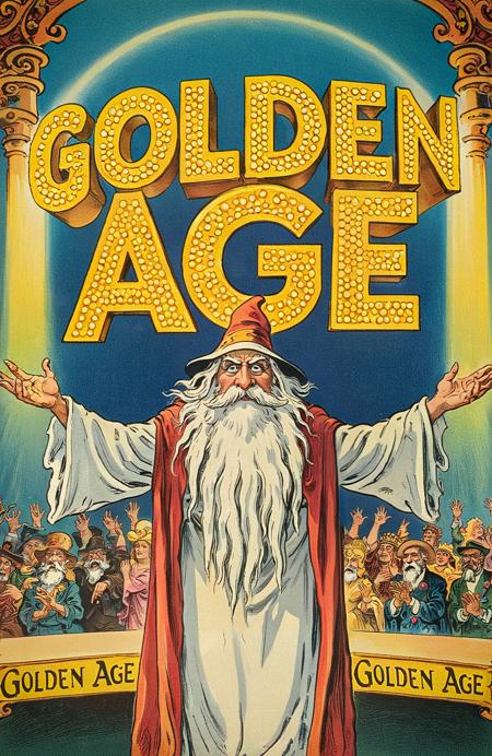 vintage_illustration__mysterious_wizard_whitebeard_with_arms_outstretched__standing_in_front_of_a_massive_illuminated_game_show_sign_that_reads__golden_age___bustling_crowd_in_backgroun_2238813396.png