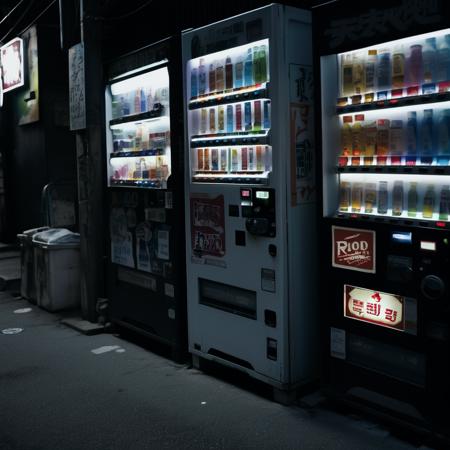 Vending machine at night V1
