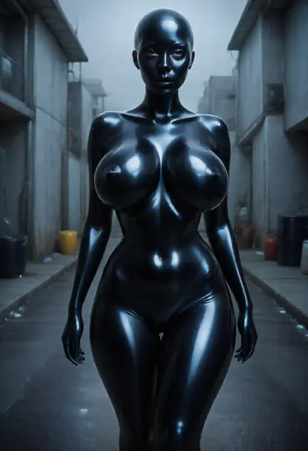 Latex/Rubber skin/doll girl [Pony/Illustrios/Flux]