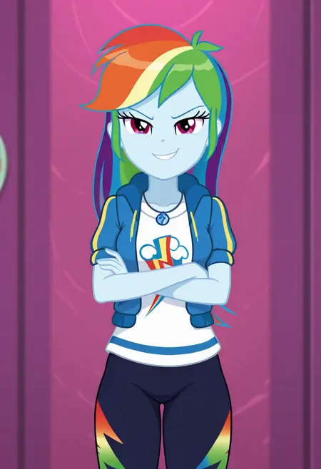 Rainbow Dash - MLP Equestria Girls (Outfits) [IllustriousXL]