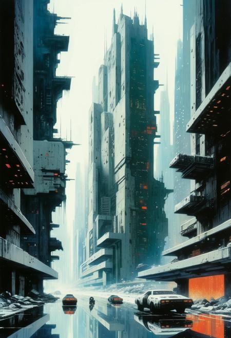 (John Berkey Style page, John Harris Style page, John Blanche Style page) painting
(((The scene of a massacre)))
(absurdist grotesque hyper ((brutalist)) massive cyberpunk city:1.4)
(alien inverted invertebrate creatures:1)
(black/white:1.5), 
high definition textures, dark night, (bokeh), complex background, intricate details, dynamic, clashing colours, glow, source light, intricate detail, Suthin tones, hyperdetailed, reflections, muted colors, <lora:add-detaill-xl:1>