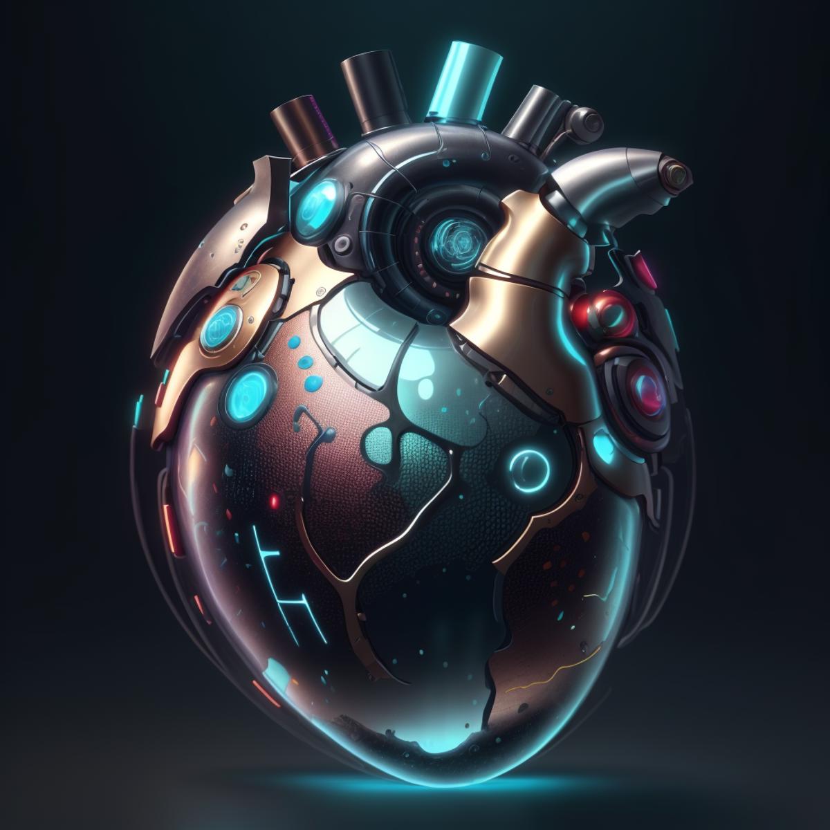 3d Biomechatronic Hyper-Heart image by navimixu