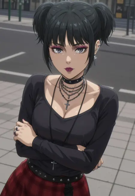 Goth Mikasa (Attack on Titan) Illustrious