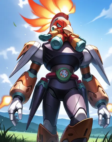 Burn Rooster (Mega Man X) (Illustrious) (AD)