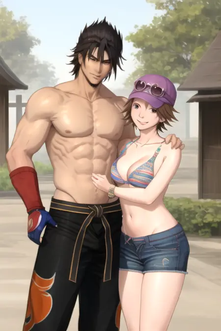 Jin Kazama x Miharu Hirano (Tekken)