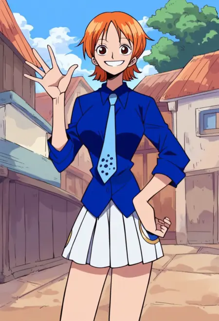 Nami [pre-timeskip] 5 Outfits - One Piece