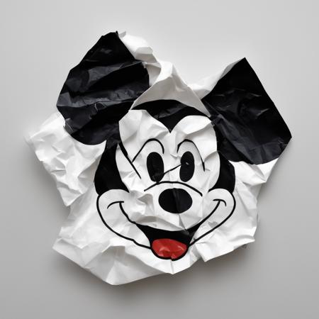 crumpled paper