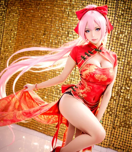 Megurine Luka Chinese Dress Illustrious