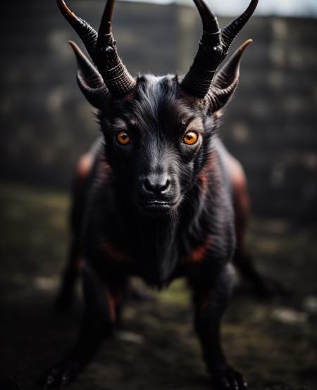 photo of a real life spider (goat:0.9) hellhound hybrid
highly detailed realistic, sharp focus