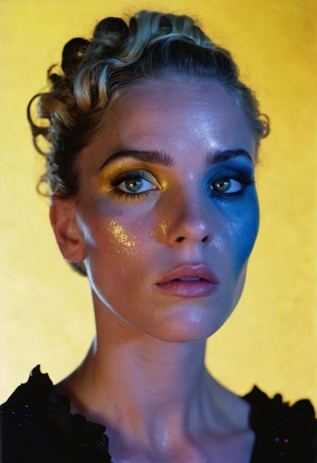 against glass,(Low-Key Portraits by Vicky Roy and Dino Pedriali:1.2), (aesthetic of symbolism with radicalized atmosphere:0.5), (Infrared Photography by Sally Soames and Pauline Kruger Hamilton:1.2), watercolor wash, immaculate composition, complex pose, cinematic lighting, bright skin colour, dynamic and shadow effects, high resolution, master strokes, award winning masterpiece, f/4, daring, high dynamic range, , (ebony and muted colors:0.1) <lora:MJ52:0.5> <lora:- SDXL - vanta-black_contrast_V3.0:0.5>blackf/1.4, rule of thirds, iconoclastic opus magnum with unparalleled details, (electricblue and unique colors:0.1), <lora:MJ52:1.0>(masterpiece, best quality:1.4), (Mary Pickford:1.3), modelshoot, pose, , award winning photo macro shot of a beautiful A minimalist and modern design portraits of a beautiful woman, one eye covered in an artistic black band in bold white, blue or yellow colors, set against a stark white background. This graphic representation symbolizes beauty through visual simplicity and minimalistic elements. (Motion Blur Photography by Sarah Charlesworth and Andres Serrano:1.2), award-winning photography, aesthetic, carefully designed details, clear scene, f/22, symmetry and balance, unprecedented, selective color,  Ultra High Resolution, wallpaper, 8K,Rich texture details, hyper detailed, detailed eyes, detailed background, dramatic angle, epic composition, SimplepositiveXLv1 , , solo, model photoshoot,, a stylish girl,