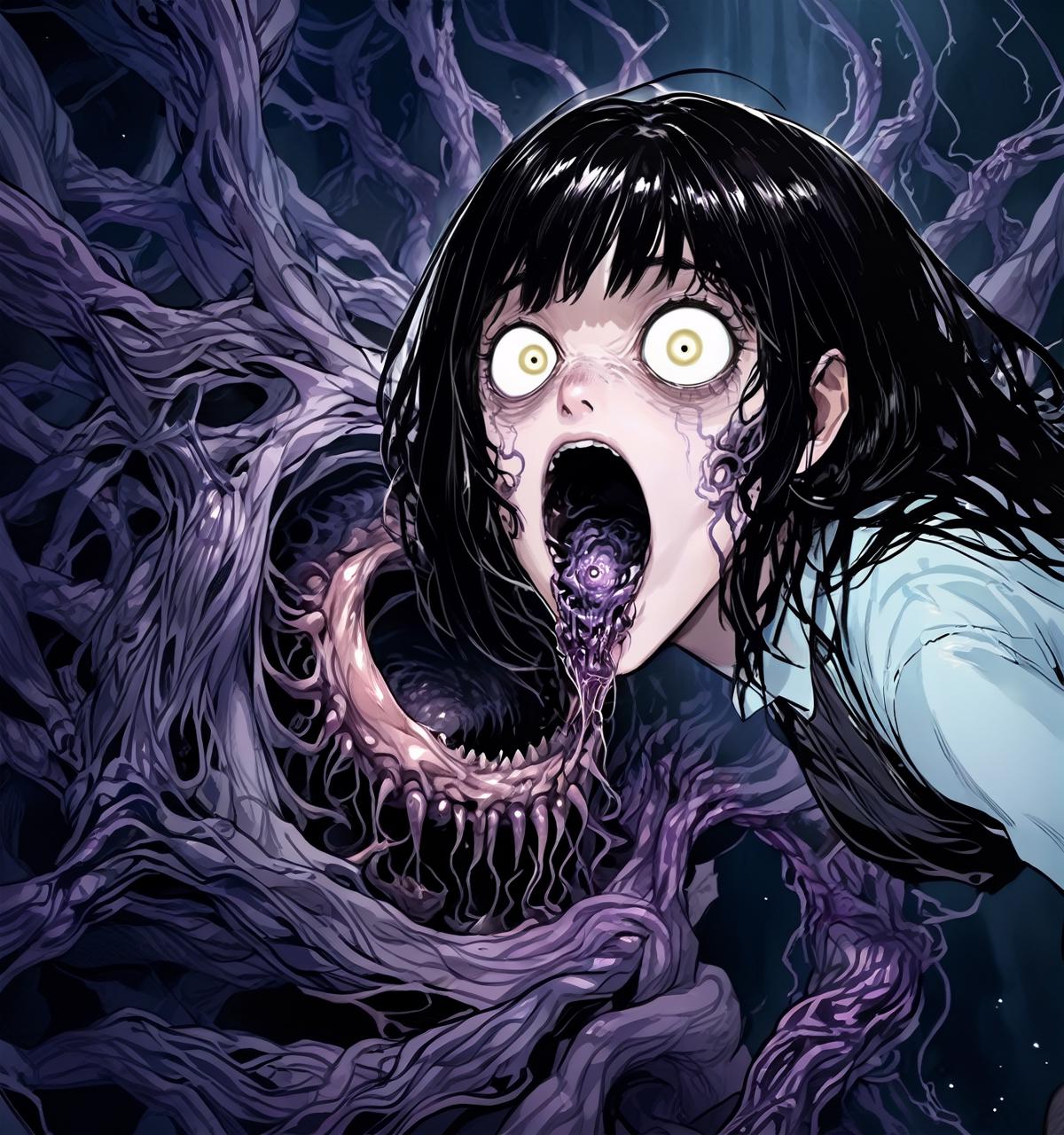 Junji Ito Style {SDXL Now Supported} image by ai_degenx