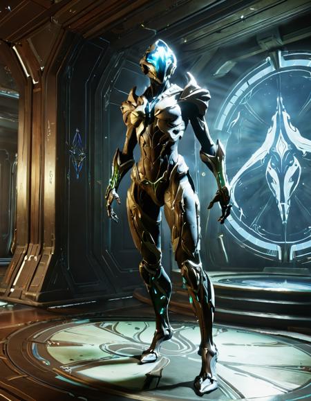 score_8_up, score_7_up, score_9, perfect lighting, masterpiece, realistic style, realistic style, Trinity Warframe, full body, floating, indoors, casting Blessing, science fiction, corpus ship, ethereal glow <lora:Zariman_PONY:1>