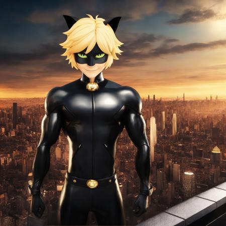 Miraculous Cat Noir - v1.0, Stable Diffusion LoRA