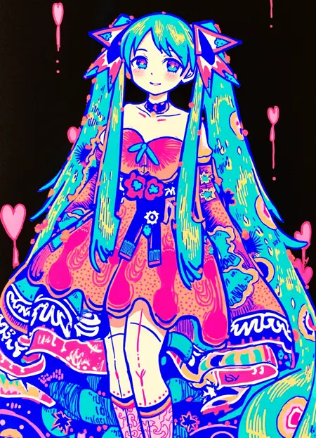 Vibrant Anime Style