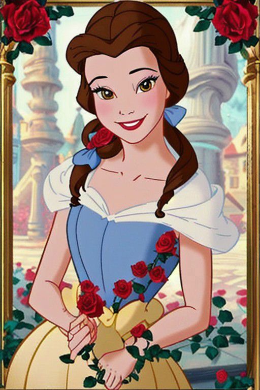 Belle- beauty and the beast disney image by Surimay