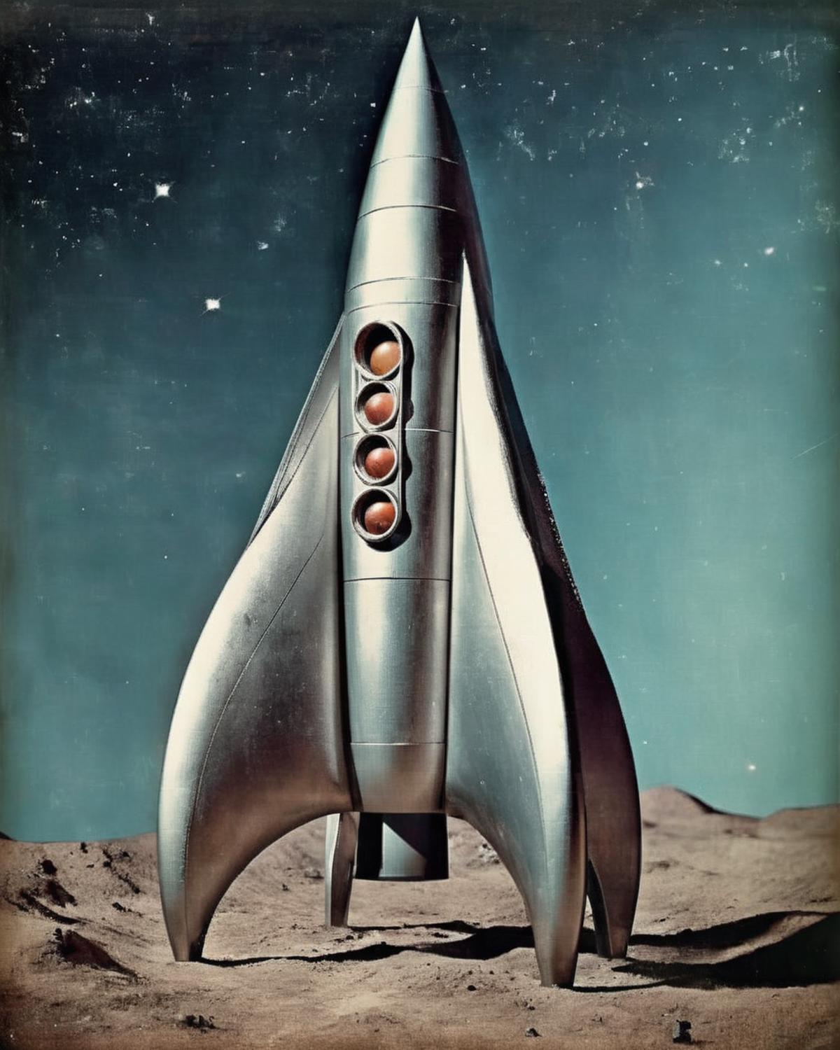 Retro Rocket image by Ciro_Negrogni