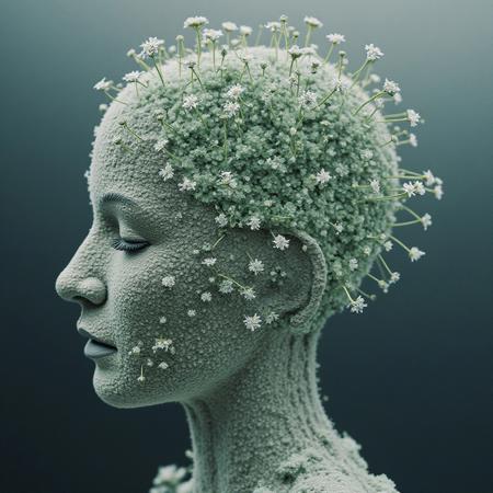 My head will not stay together, it only wishes to split itself into endless refractions of the self, each one a planar liquid static, each one displaying lives and alternations of the timeline that I do not wish to see The cohesion of my consciousness eludes me, as it yearns to fragment into an infinite prism of selves, each facet a stagnant pool reflecting lives and temporal divergences from which I seek refuge. Psychic integrity evades my grasp, for my mind craves to shatter into a kaleidoscope of alternate egos, each a frozen liquid mirror projecting existences and chronological permutations I dare not witness. Cerebral harmony evades my essence, as it thirsts to cleave into a myriad of refracted identities, each a crystalline quiescence portraying sojourns and chronological deviations from which I recoil
