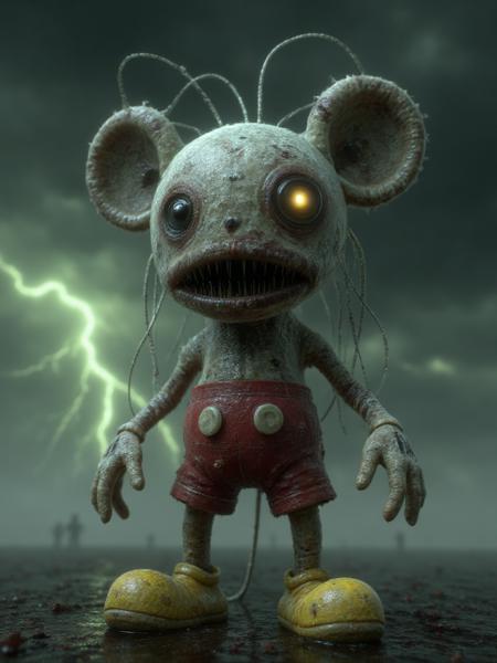 Realistic Horror CG Render Style Eldritch Abomination Universal Model v1.0
