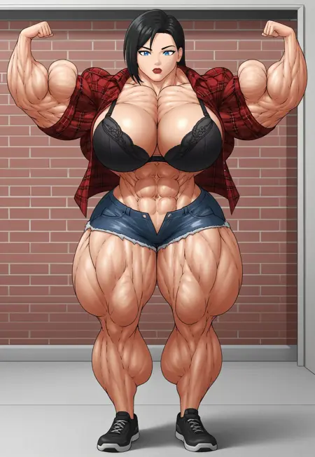 Quadratouring (MUSCLE GIRL DEVIANTART STYLE-RIP?)