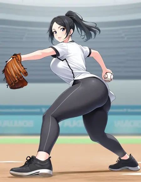 Pitching pose / Pose LoRA / NoobAI