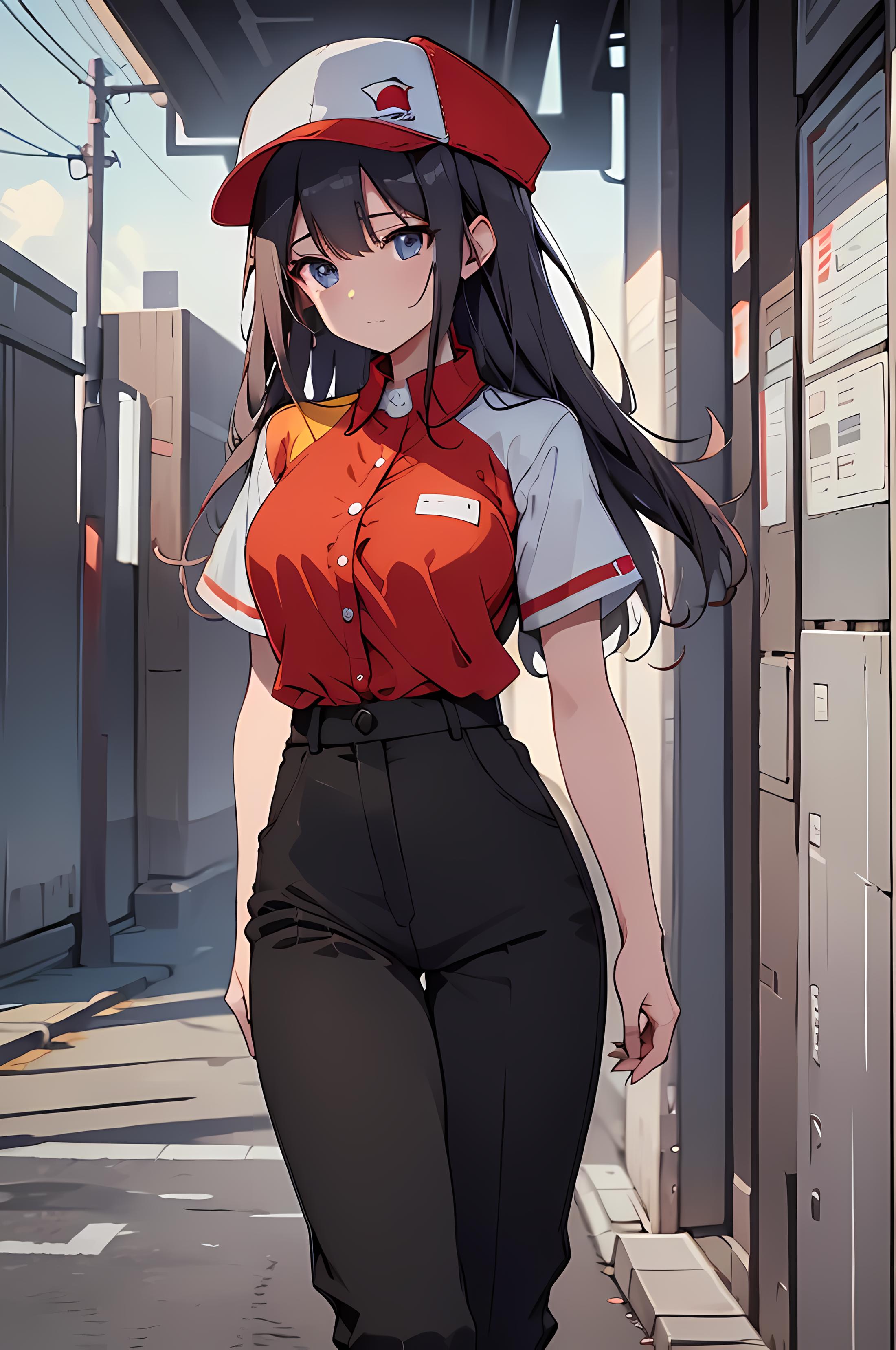 Jollibee Uniform | Fastfood employee | Chothing image by Aezer