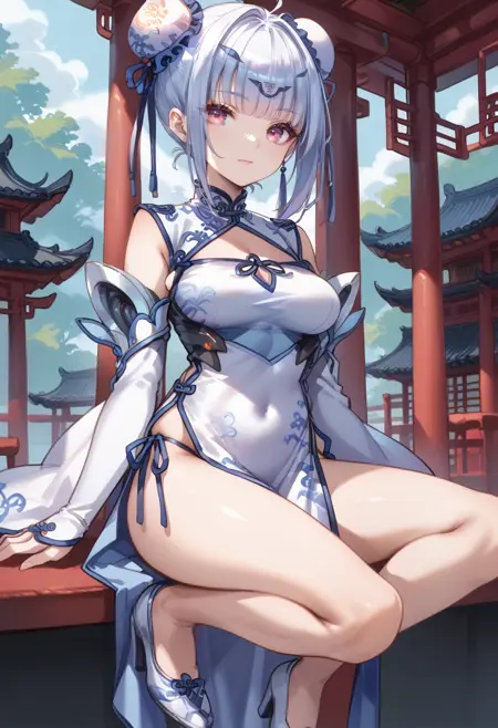 Xenosaga - Kos-Mos Ver.2 Model: CN (China dress equipment for local covert operations) - PonyXL