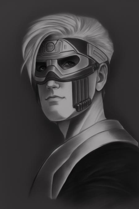 <lora:SKETCHY_JBX:1.4> SKETCHY_JBX a pencil sketch of a cyborg ninja