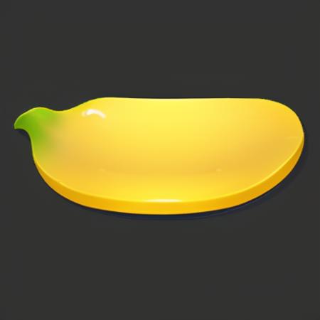 game icon institute, game icon, Qanniu, no humans, food, simple background, fruit, food focus, black background, still life, solo, 1Bananas, <lora:game icon institute_Qanniu_v1:0.9>