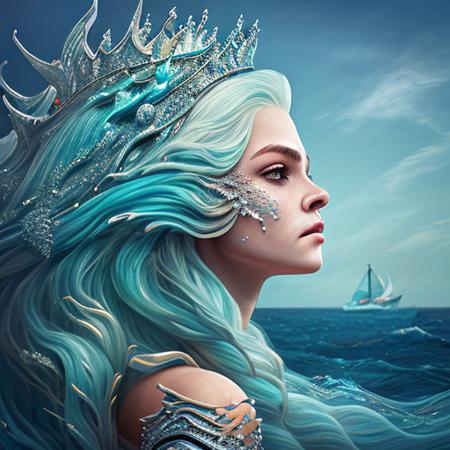 sea queen, sea, 
 <lora:Mermaids:1>
high detailed,
photo,
8k