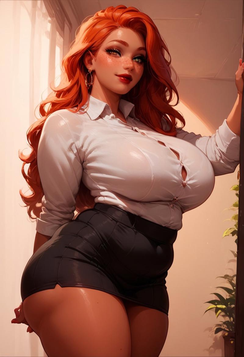 Chubby redhead | Civitai