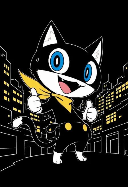 Morgana - Persona 5 (Illustrious + Pony)