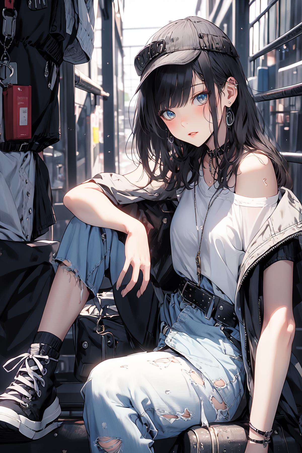 帅气的小姐姐/cool girl image by chosen