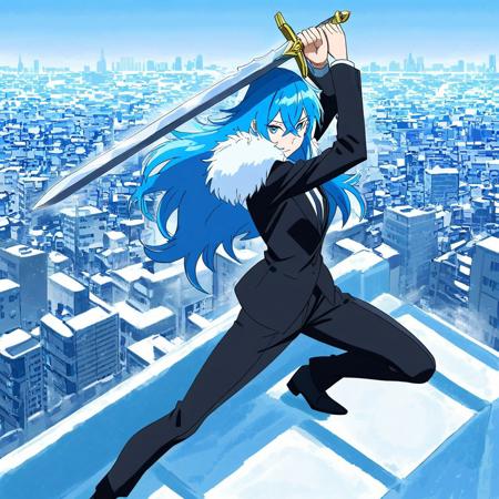 Piercing Stance | Swordfighter/Samurai Pose SDXL