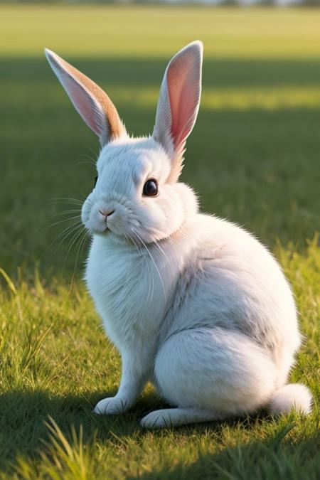 masterpiece,best quality,solo,Rabbit,grassland