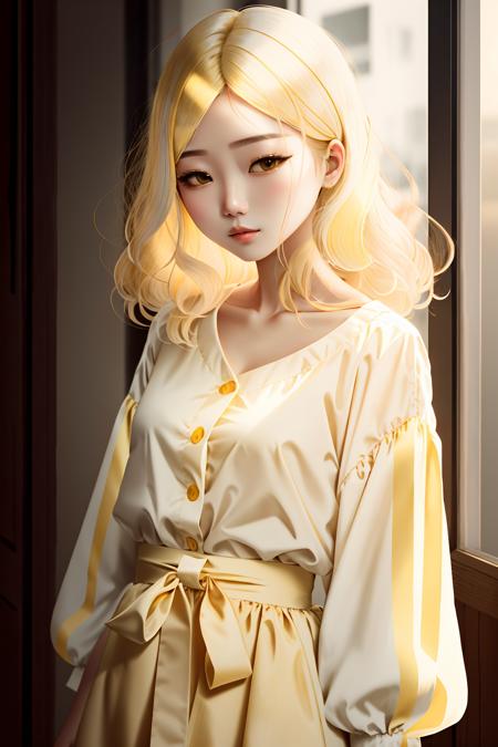 photo of a girl,   (soft_light :1) (yellow hair:1.5) <lora:light6in1-000001:0.5>