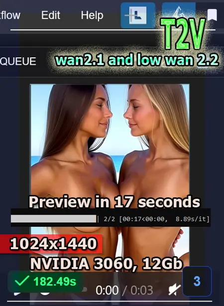 Very very fast T2V