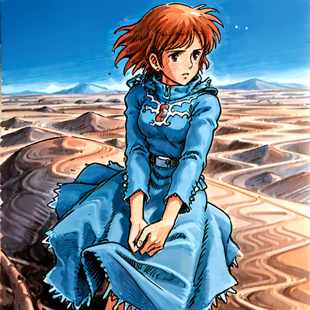 Nausicaa comics (Nausicaa of the Valley of the Wind) LORA image by jibunsagasinotabi