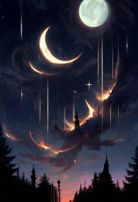 score_9, score_8_up, score_7_up, celestial promenade, the horror of stars, twilight sunshine, heaven help us, masterpiece, realistic, best quality, cosmic horror, Style-Volumetric, MJgothic, bright horror, st3llar
