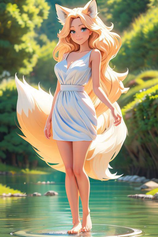 Sexy girls with fox tail image by FoxieQueen