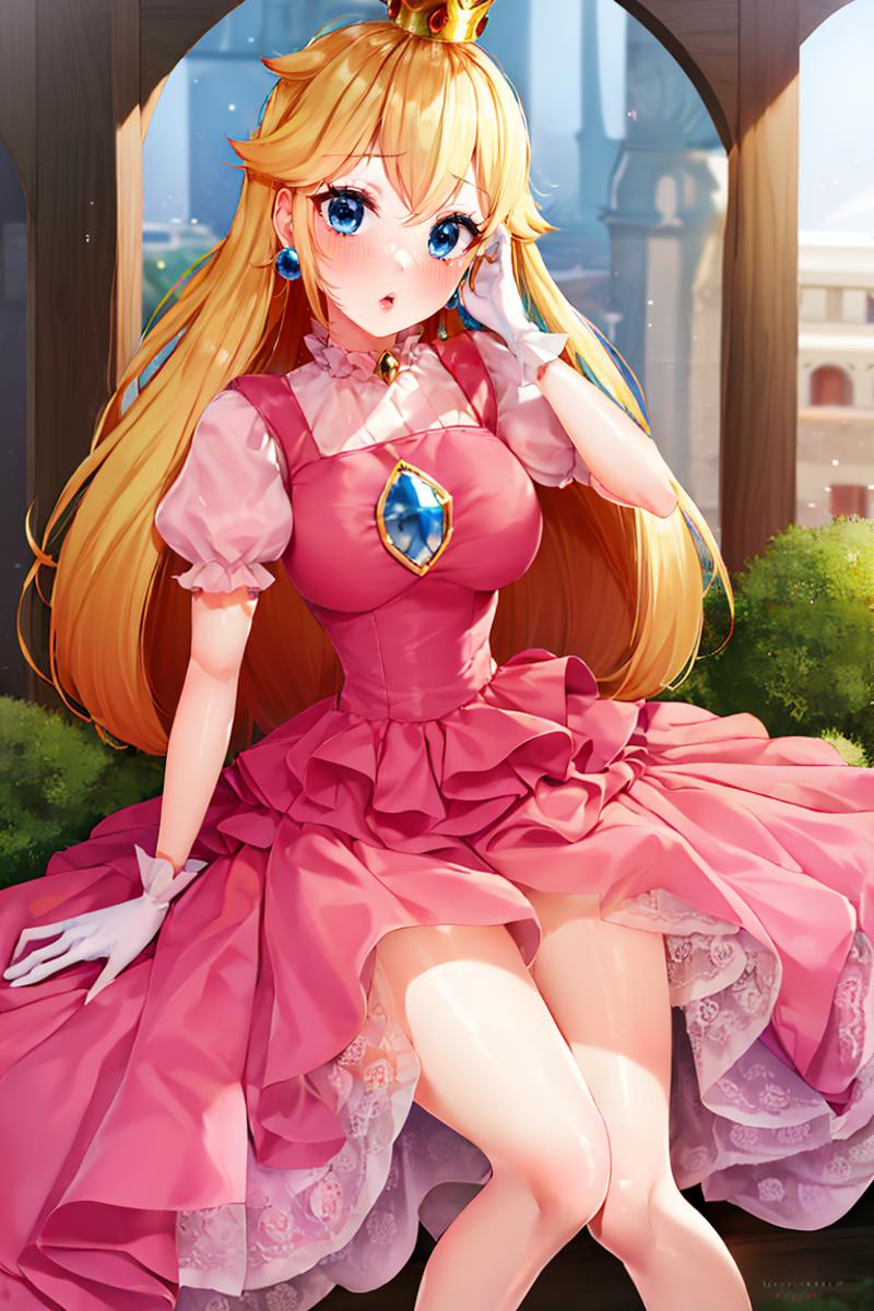 Princess Peach (ピーチ姫) - Super Mario Bros - COMMISSION image by CitronLegacy