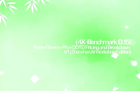 (4K-Benchmark 0.15) Nano+Banana+Pro+OOTD Pricing and Breakdown V1 (Zhenzhen AI Workshop Edition)