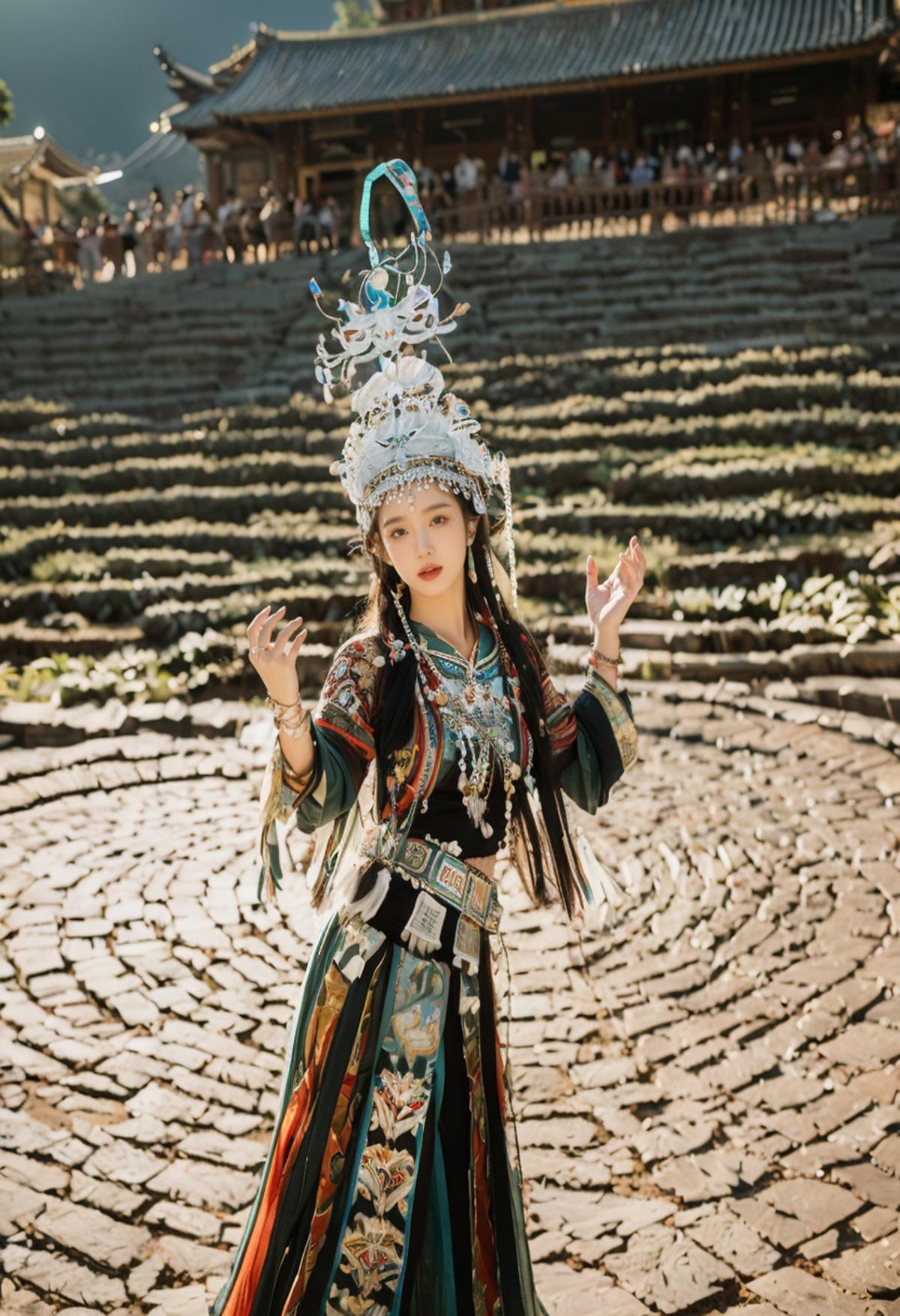 苗元素衣服SDXL|Hmong Elements costume image by yi_yu