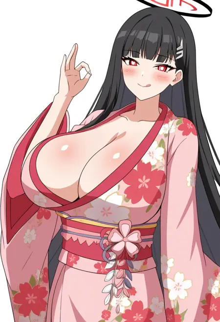 正月ユイ yui_(new_year)_(princess_connect!) [pony, XL]