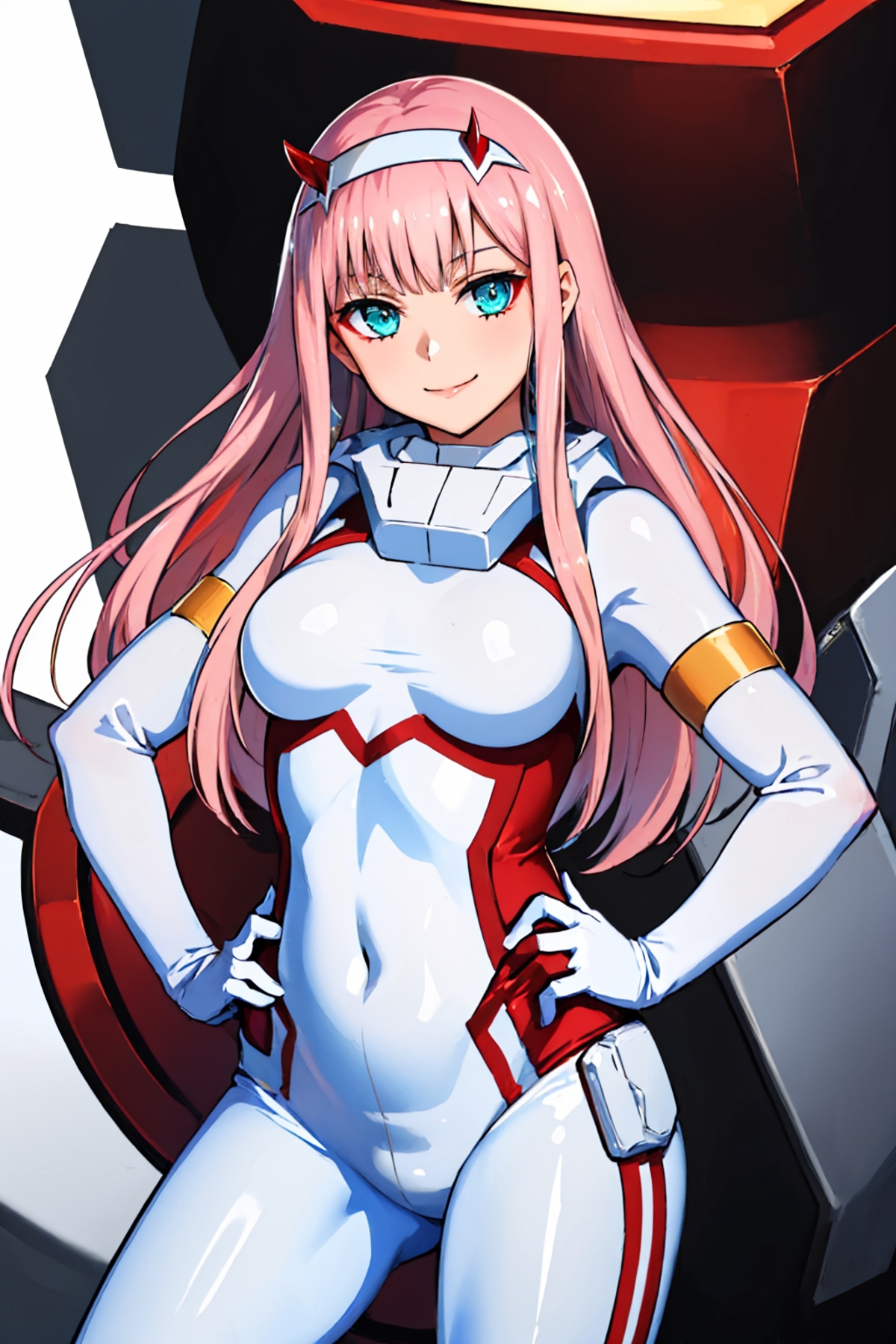 Zero Two (DARLING in the FRANXX) LoRA | 4 Outfits image by justTNP