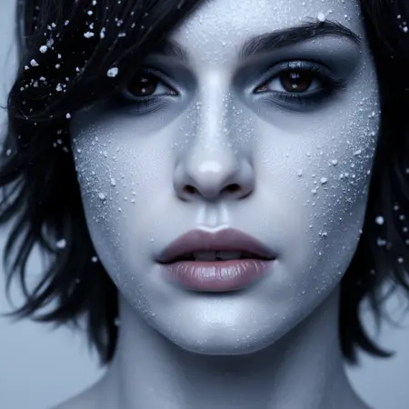 Ice cold frozen skin tone + color style F1D + XL + SD1.5 + Pony + Illu
