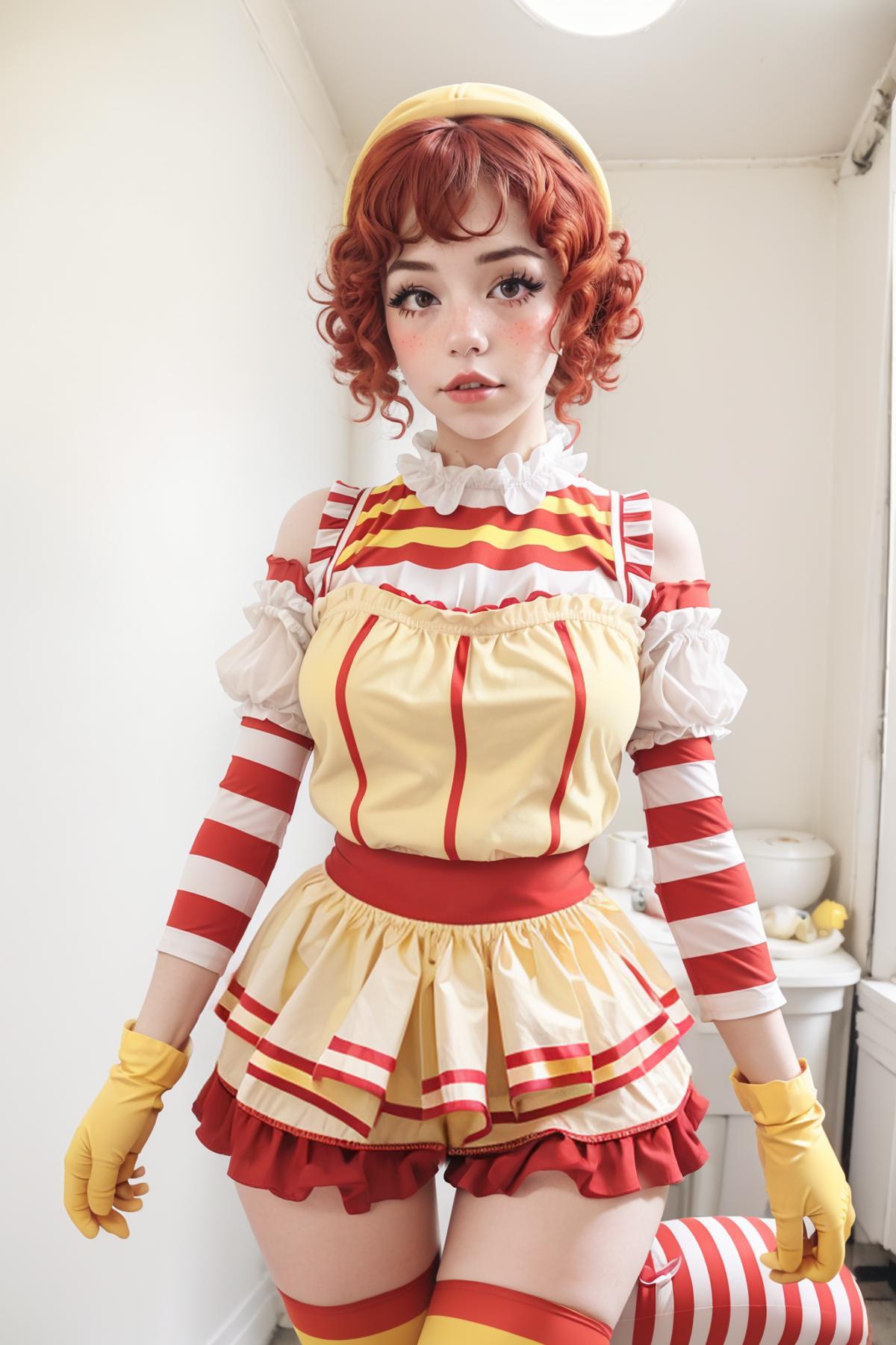 Ronald McDonald-Chan, Character/Outfit, by YeiyeiArt (Restaurant Series) image by disti001