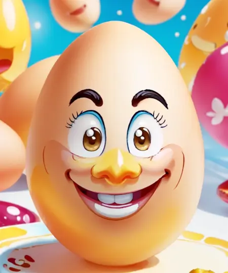 Mr Eggo +Stylizara / Painted eggs